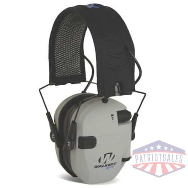 walker's razor x-trm muff with blue tooth- gray 23 nrr