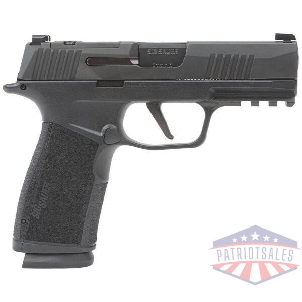 sig sauer p365 xmacro handgun 9mm luger 17rd magazines (2) 3.7" barrel black manual safety