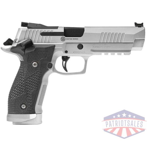 sig sauer p226 xfive handgun 9mm luger 10rd magazines(3)  5" barrel optic ready g10 grip