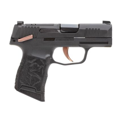 Sig Sauer P365-380 Rose Handgun .380 Auto 10rd Magazines (2) 3.1" Barrel Black with Rose Gold