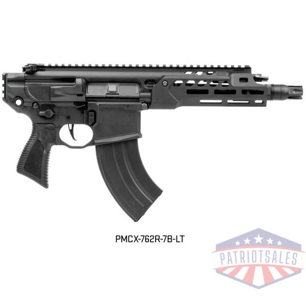 sig sauer mcx-rattler lt handgun 7.62x39 28rd magazine 7.75" barrel black