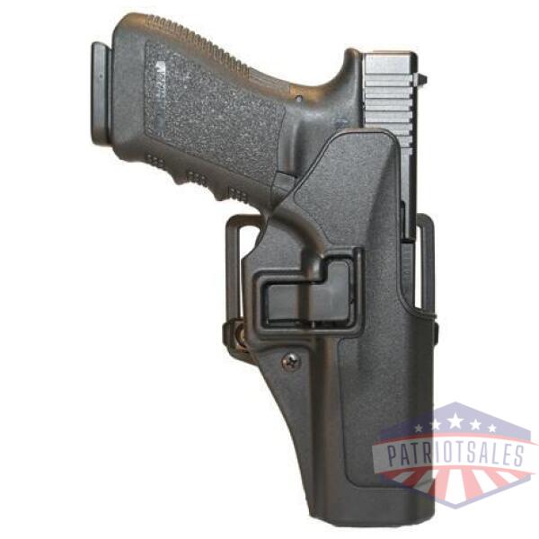 blackhawk! serpa cqc concealment holster matte finish springfield xd black left hand