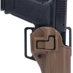 Blackhawk! SERPA CQC Concealment Holster Matte Finish Glock 20/21/37 and S&W M&P .45 9/.40 Pro Coyote Tan Right Hand