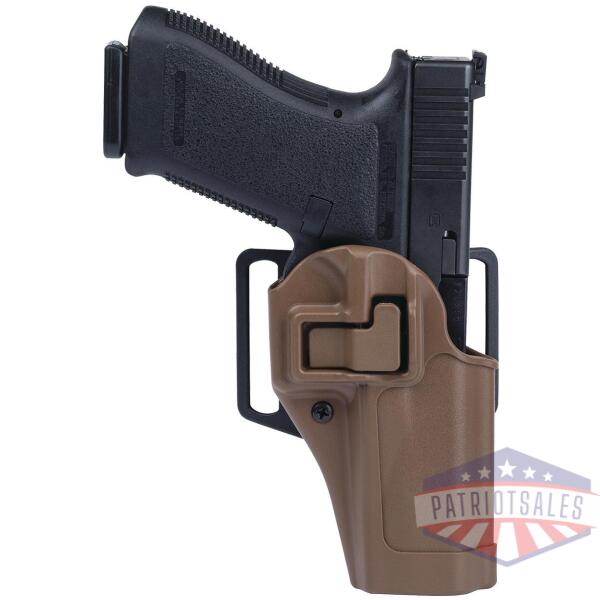 blackhawk! serpa cqc concealment holster matte finish glock 20/21/37 and s&w m&p .45 9/.40 pro coyote tan right hand