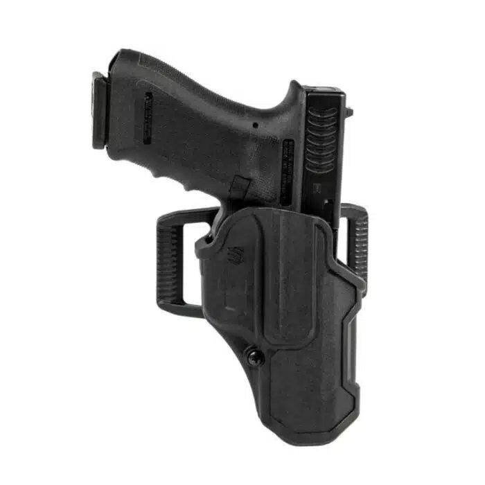 Blackhawk t-series level 2 compact holster for s&w m&p shield 9/40 & m&p9 shield plus black rh - image 1