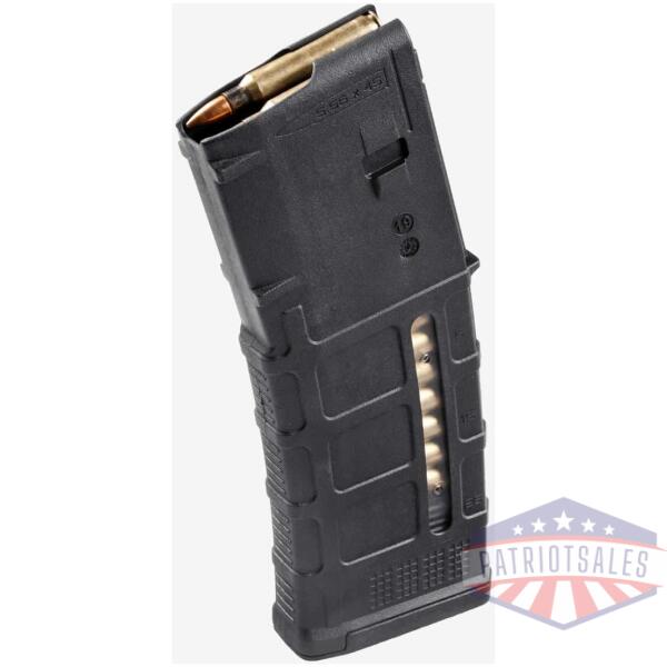 magpul pmag 30 ar/m4 gen m3 window rifle magazine black polymer 5.56x45mm nato 30/rd