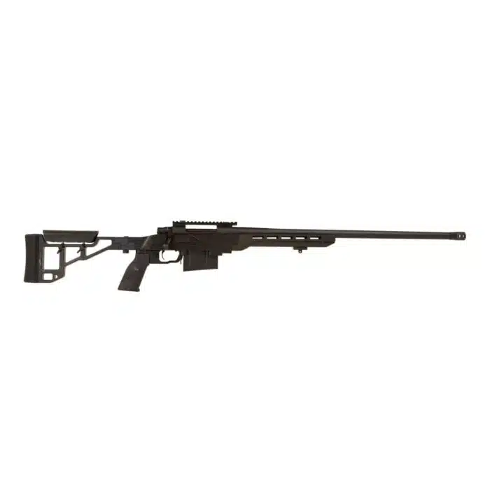Howa m1500 tsp x rifle 6. 5 prc 10rd magazine 24" threaded barrel folding precision chassis black - image 1