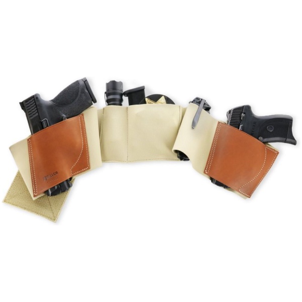Galco Underwraps Belly Band 2.0 for Glock 30 with Rail Khaki Small Ambi