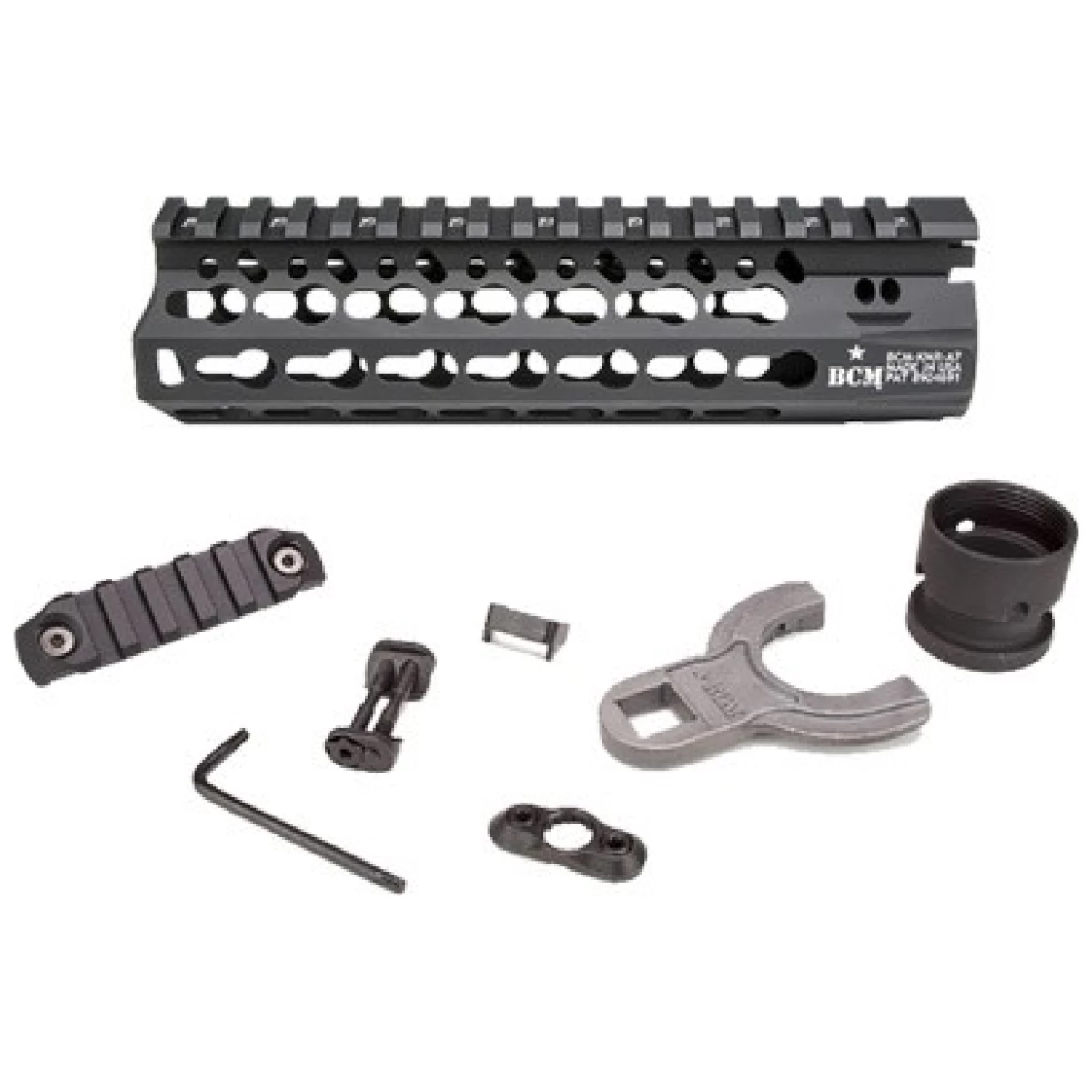 Kmra7556blk. Jpg - bcm rail alpha 7" keymod - kmra7556blk