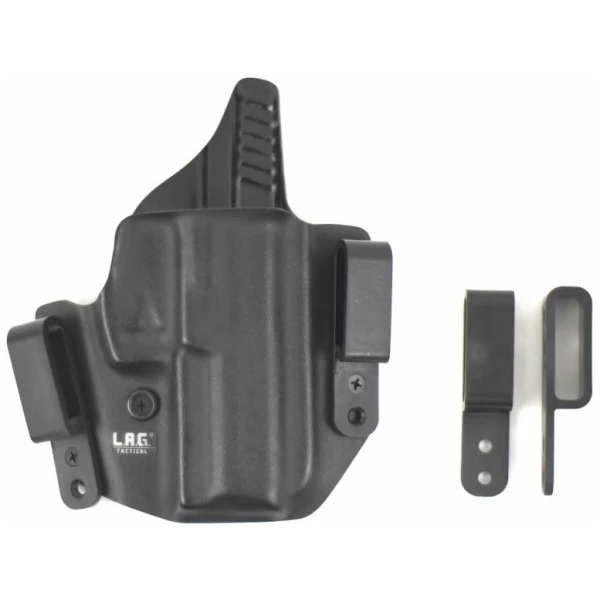 L.A.G. Tactical Defender Holster 1911 5" (W/Rail) Black RH