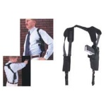 Uncle Mike's Pro-Pak Vertical Shoulder Holsters Black - Fits 3-4" Med Autos 3.25-3.75 Lg Auto