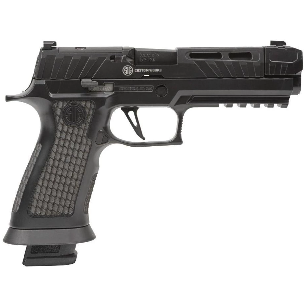 Xi683086-1. Jpg - sig sauer p320 spectre comp blackout handgun 9mm luger 10rd magazines (2) 4. 6" barrel black - xi683086 1