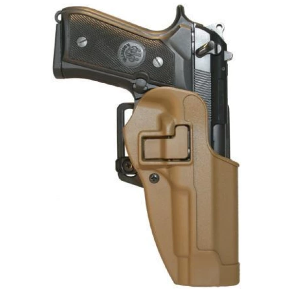 Blackhawk! SERPA CQC Concealment Holster Matte Finish Beretta 92/96 Coyote Tan Left Hand