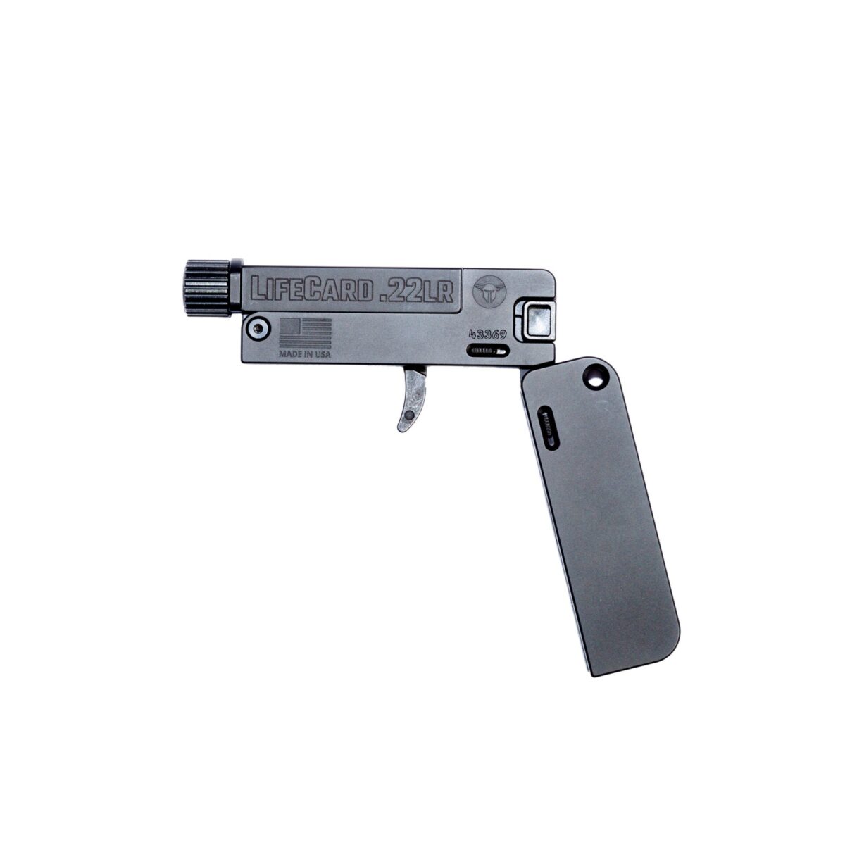 Lc1tb78d6. Jpg - trailblazer firearms lc1-t lifecard handgun. 22lr single shot 2. 5" threaded barrel black grip - lc1tb78d6