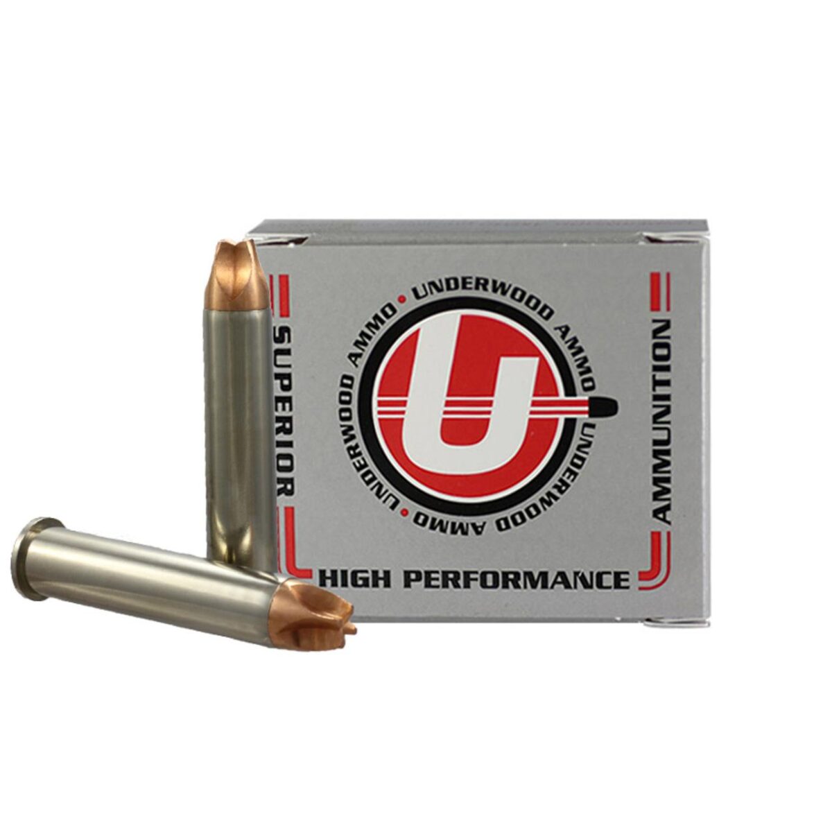 Underwood ammo lead flat nose gas check handgun ammunition 357 mag 180gr lfn 784 fps 20/ct - image 1