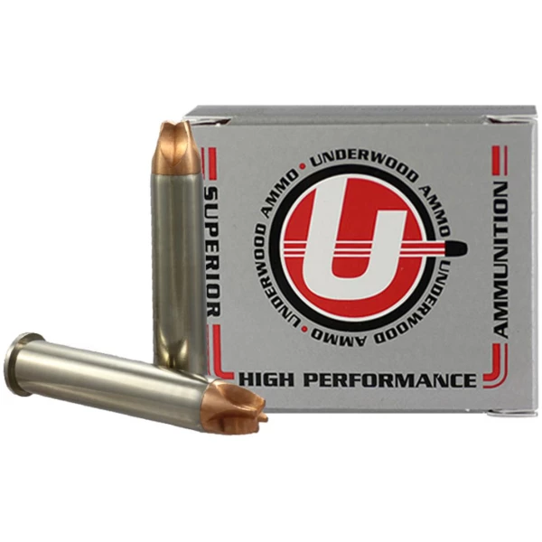 Underwood Ammo Lead Flat Nose Gas Check Handgun Ammunition 357 Mag 180gr LFN 784 fps 20/ct