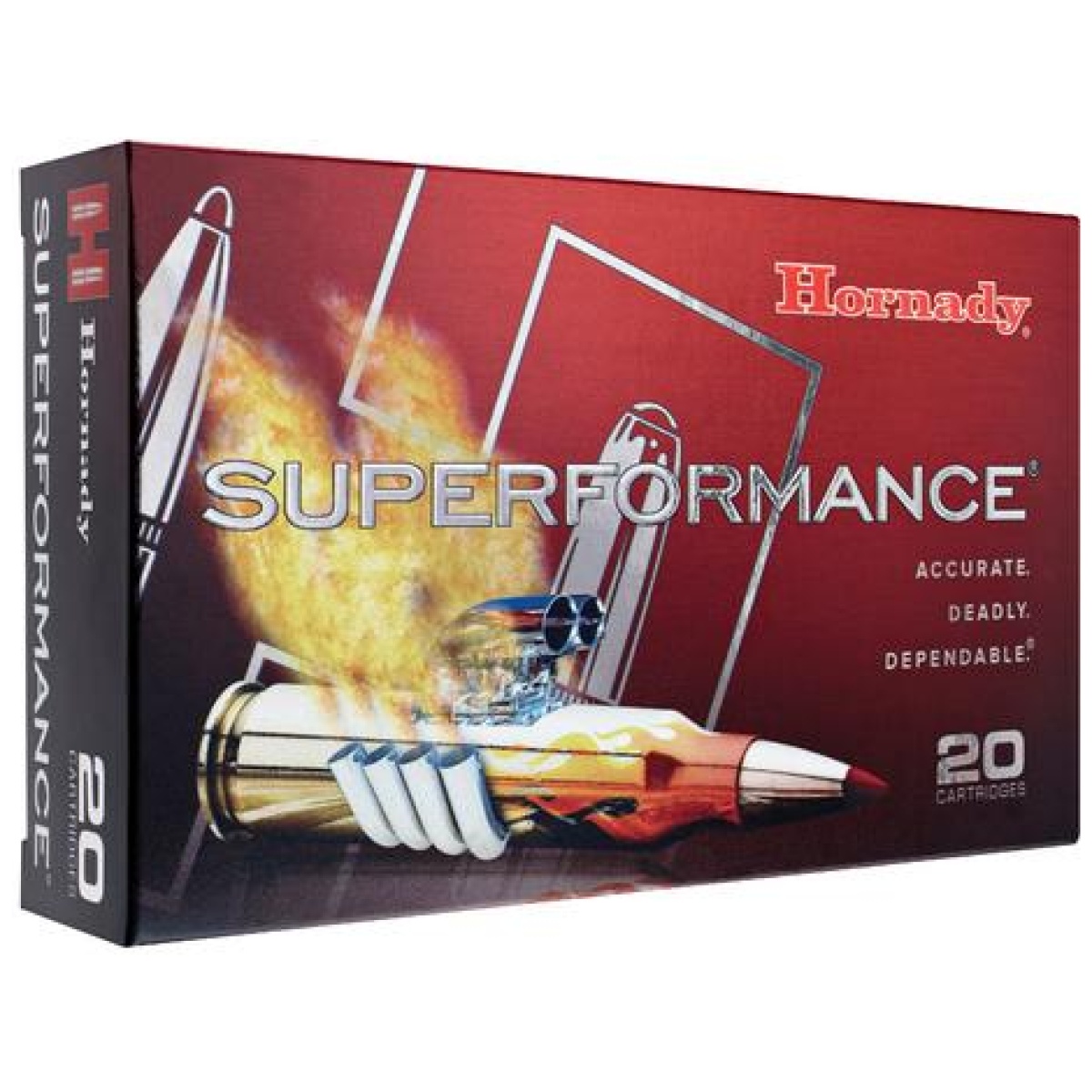 Hornady superformance rifle ammunition. 223 rem 50gr cx spf 3300 fps 20/ct - image 1