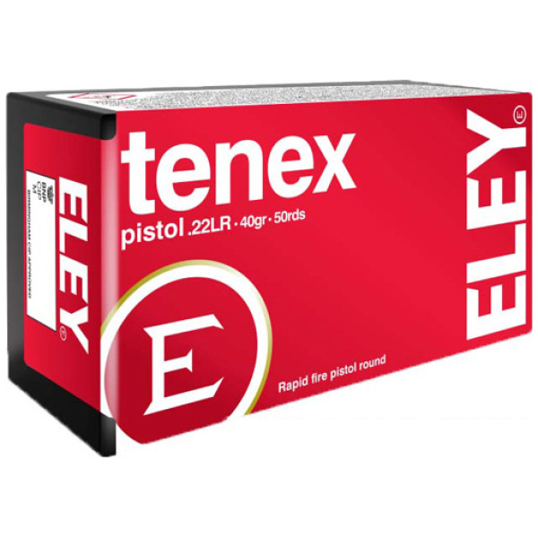 ELEY TENEX PISTOL 22LR 40GR