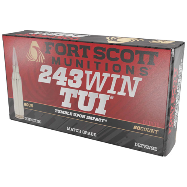 FORT SCOTT .243 WIN TUI 80GR