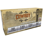 FIOCCHI 38 S&W SHORT 145GR LRN