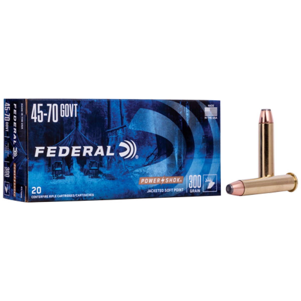 Federal power-shok 45-70 300gr - image 1
