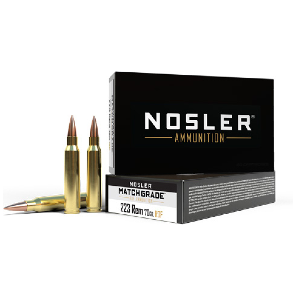 Nosler match grade 223rem 70gr - image 1