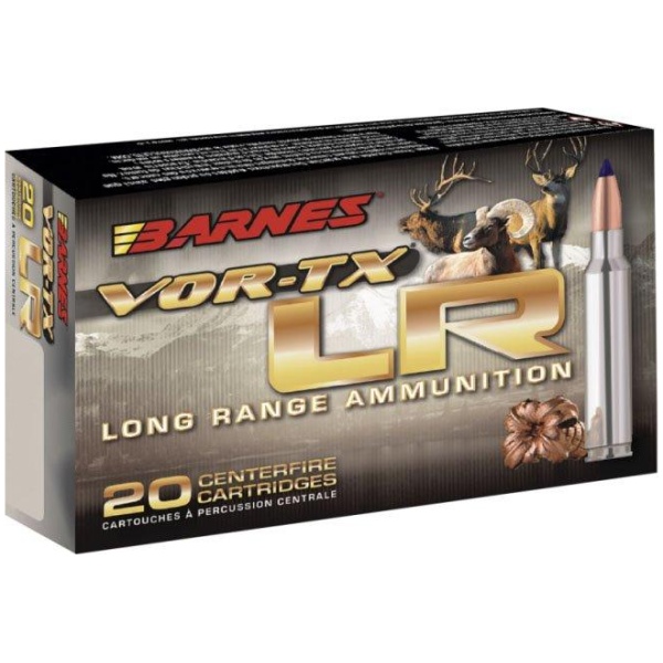 Barnes VOR-TX Long Range Rifle Ammunition .300 Rem Ultra Mag 190 gr LRX-BT 3125 fps 20/ct