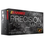 Barnes Precision Match Rifle Ammunition 6.5 Creedmoor 140 gr OTM 2700 fps 20/ct