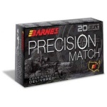 Barnes Precision Match Rifle Ammunition .260 Rem 140 gr OTM 2735 fps 20/ct