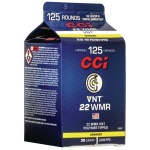 CCI Varmint Rimfire Ammunition .22 WMR 30 gr VNT 2200 fps 125/ct