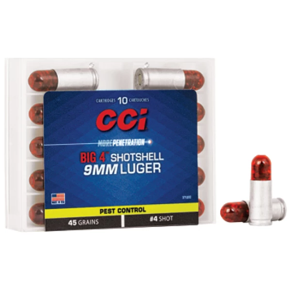 CCI 9MM #4 SHOTSHELL10/200