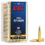 CCI 17HMR 20GR FMJ 50/2000