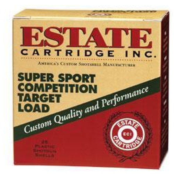 Estate Cartridge Super Sport 12 ga 2 3/4" 3 dr 1 1/8 oz #7.5 1200 fps - 25/box