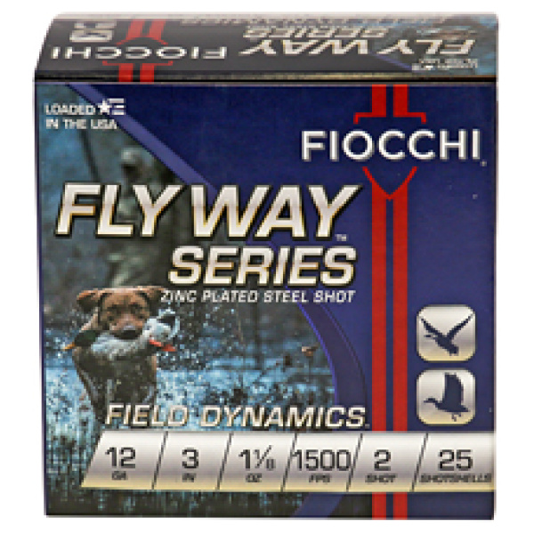 FIOCCHI 12GA #2 FLYWAY STEEL 25/250