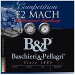 B&P F2 Mach Professional Handicap Shotshells 12 ga 2-3/4" 1-1/8oz 1250 fps #8.5 25/ct
