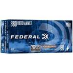 Federal Power-Shok Rifle Ammunition .360 Buckhammer 180gr JSP 2374 fps 20/ct