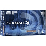 Federal Power-Shok Rifle Ammunition 7mm-08 Rem 150 gr SP 2650 fps - 20/box