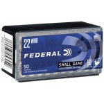Federal Game-Shok Rimfire Ammunition .22 WMR 50 gr JHP 1530 fps 50/ct