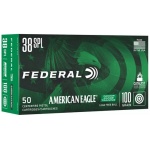 Federal American Eagle IRT Lead Free Handgun Ammuntion .38 Spl 100gr FMJ 50/ct