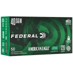 Federal American Eagle IRT Lead Free Handgun Ammunition .40 S&W 120gr FMJ 50/ct