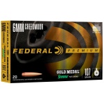 Federal Gold Medal Berger Hybrid Rifle Ammuntion 6mm Creedmoor 109gr BTHP 2975 fps 20/ct