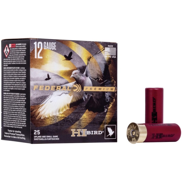 Federal Hi-Bird Shotshells 12ga. 2-3/4" 1-1/8oz 1275 fps #7.5 25/ct