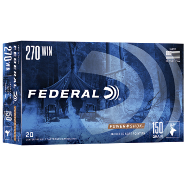 FED PWRSHK 270WIN 150GR SP RN 20/200