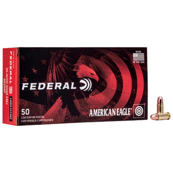 FED AM EAGLE 25ACP 50GR FMJ 50/1000