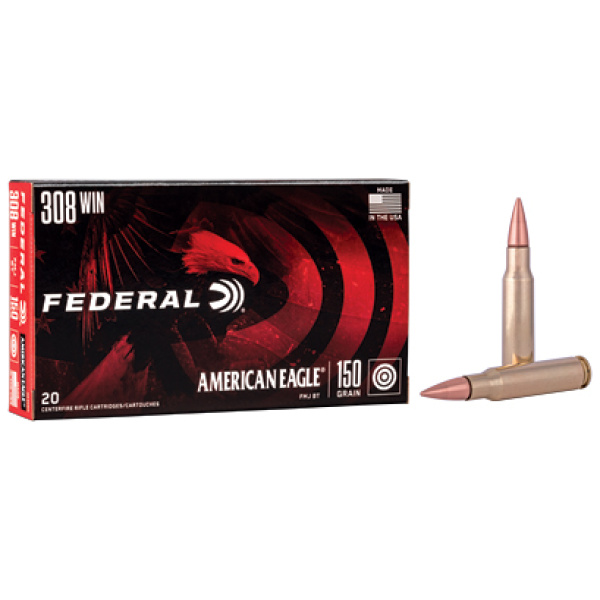 FED AM EAGLE 308 150GR FMJ 20/500