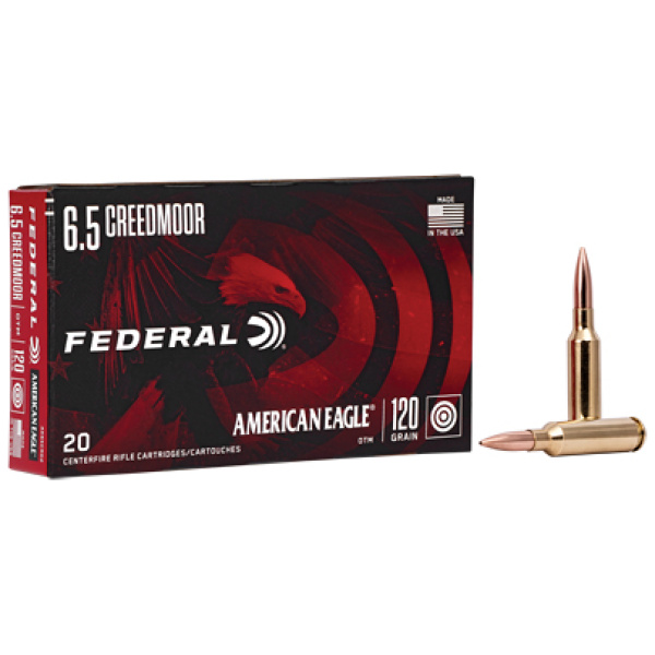 FED AM EAGLE 6.5CRD 120GR OTM 20/200