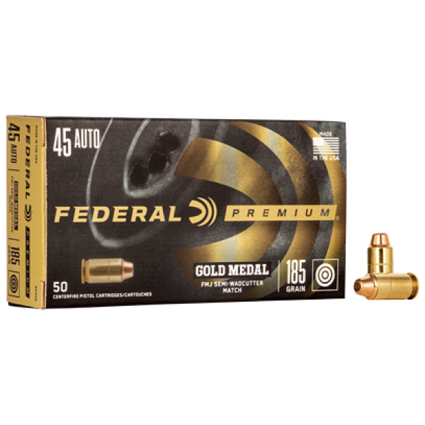 FED GOLD MDL 45ACP 185 FM/SW 50/1000