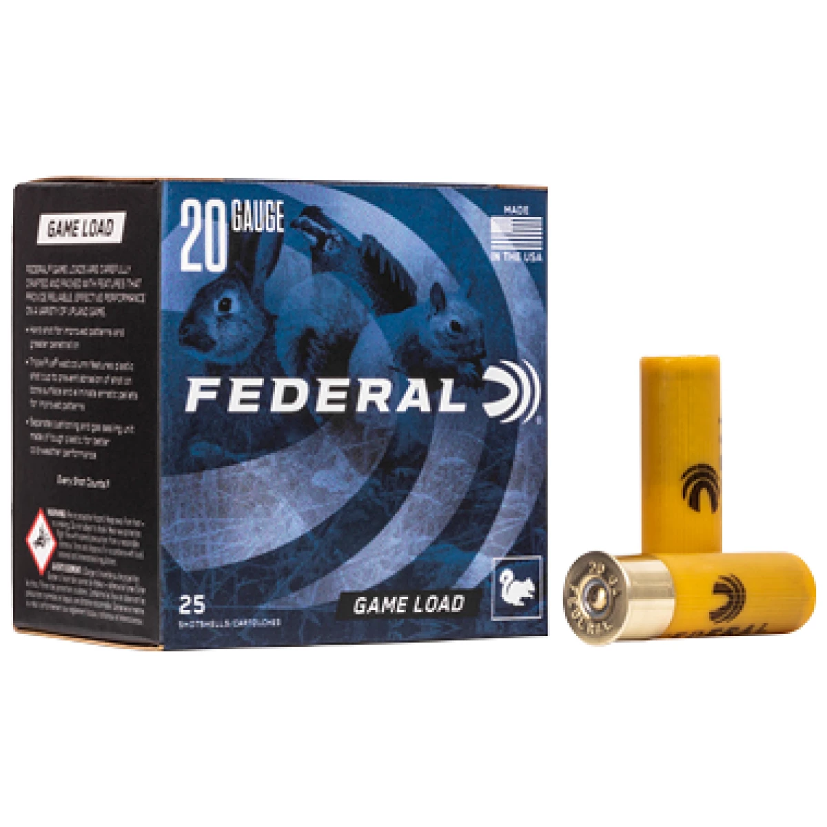 Fed game load 20ga 2 3/4" #8 25/250 - image 1