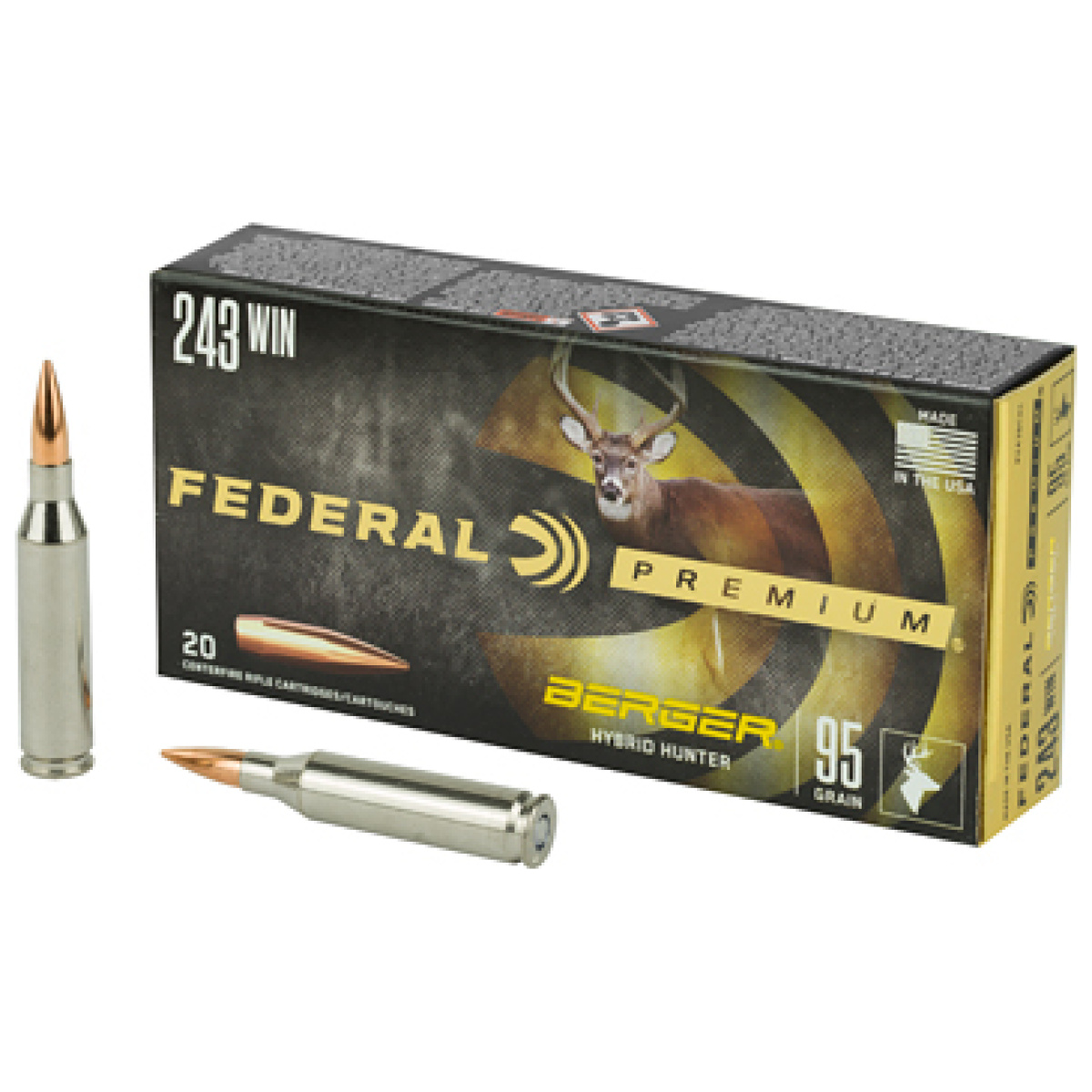 Fed prm 243win 95gr hyb htr 20/200 - image 1