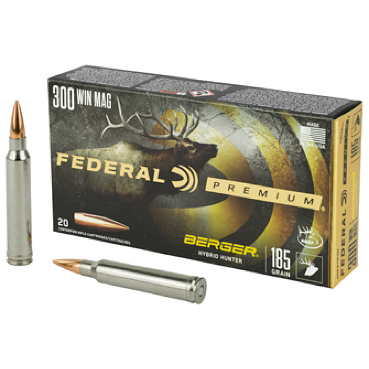 Fed prm 300win 185gr hyb htr 20/200 - image 1